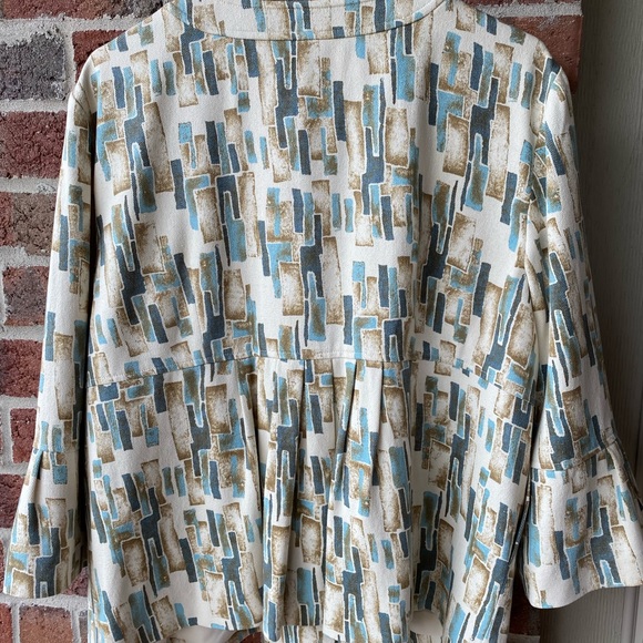 J Jill XL 3/4 length sleeve lined jacket, like new - Picture 6 of 8